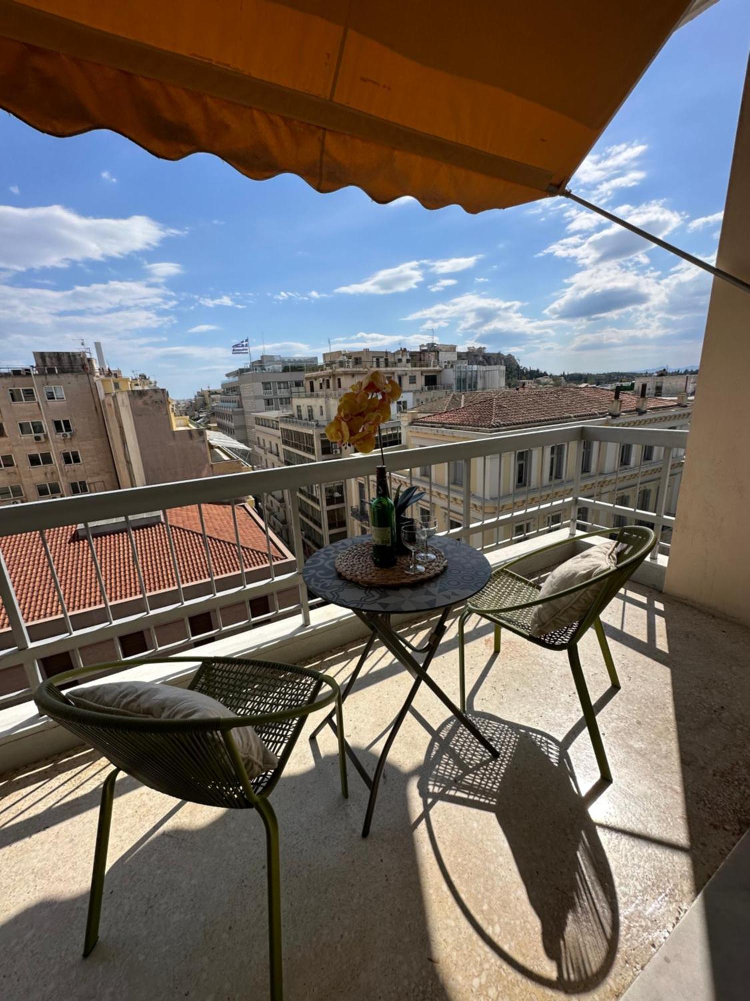2 Bd Apt In Syntagma With Acropolis View Athens Luaran gambar