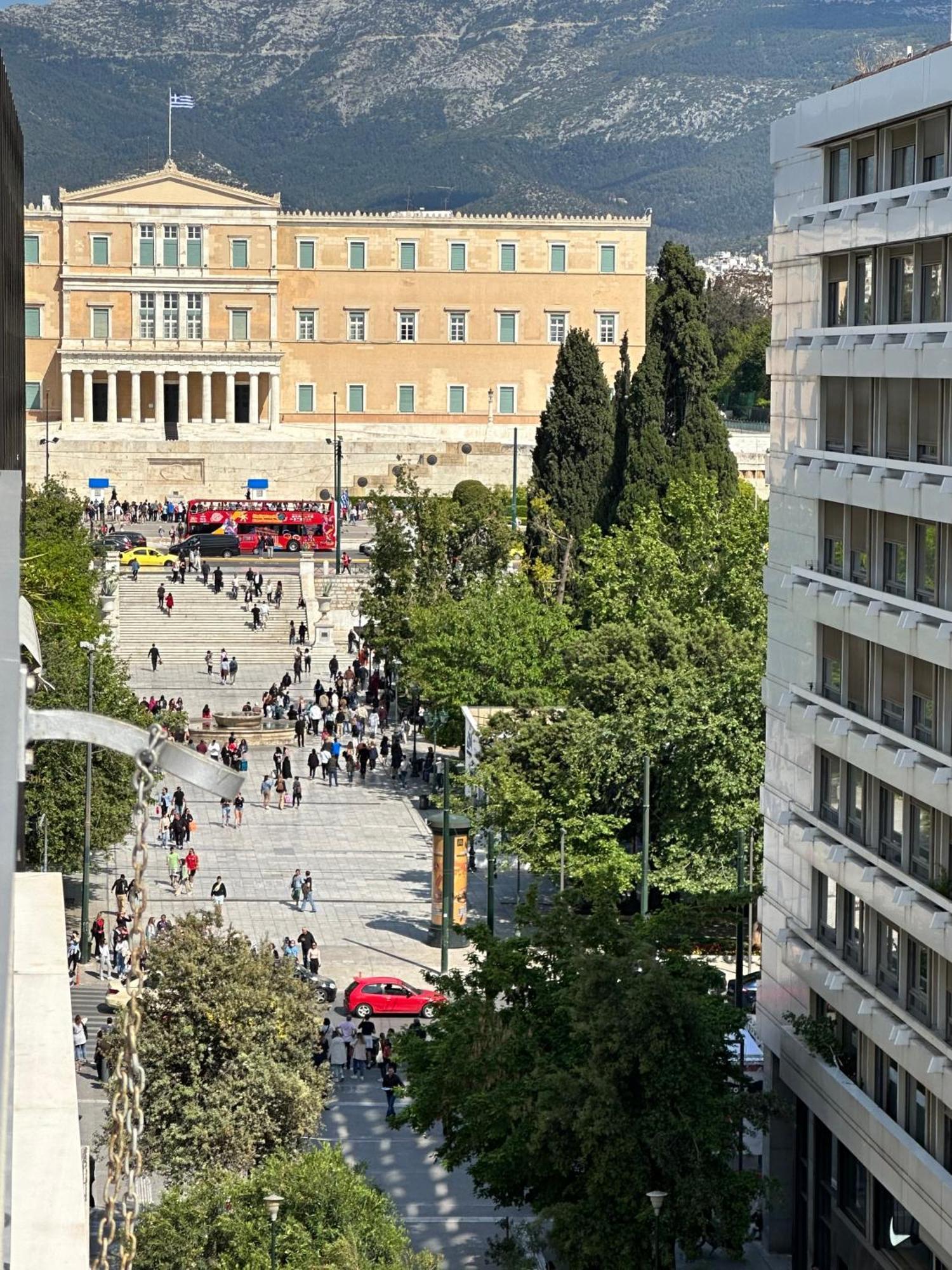 2 Bd Apt In Syntagma With Acropolis View Athens Luaran gambar